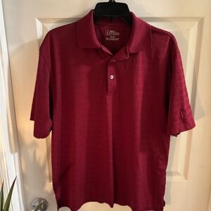 PGA Tour Men’s Burgundy Red Polo Shirt, size M